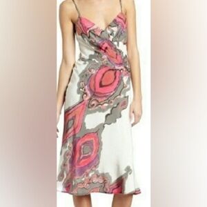 Trina Turk bias cut spaghetti strap dress, sz 6